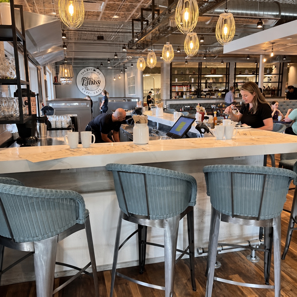 First Watch Lakewood Ranch dining room electrical and lighting installation